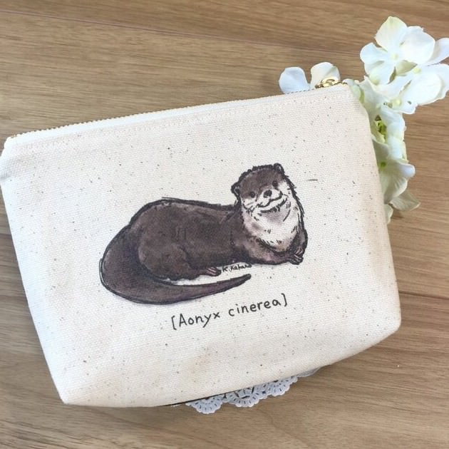 ぐろうえっぐ ポーチカワウソ「エキゾチックアニマルズ」